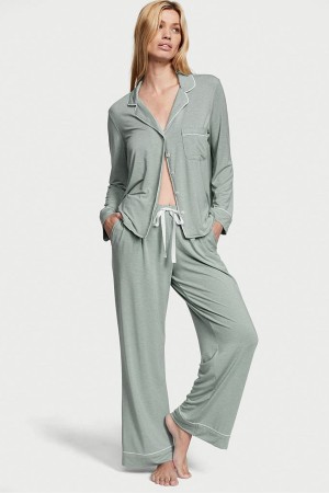 Victoria's Secret Modal Long Pyjamas Grise | UXLE-40956