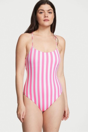 Victoria's Secret Scoop Neck Swimsuit Rose | INDA-41630