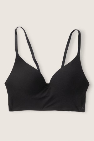 Victoria's Secret Smooth Non Wired Push Up Bralette Noir | AXKP-60412