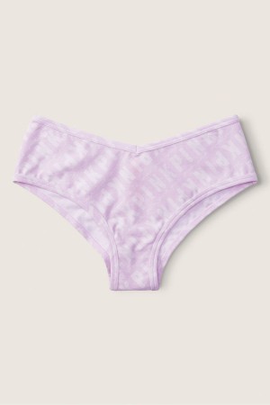 Victoria's Secret Stretch Coton Coton Cheeky Knickers Violette Violette | AKEP-36825